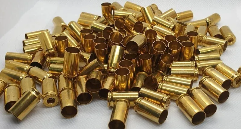 9mm Once Fired Brass